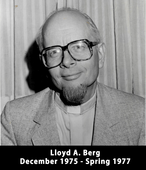 Historical portrait of Rev. Lloyd A. Berg