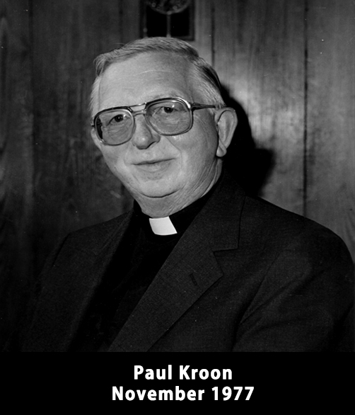 Historical portrait of Rev. Paul Kroon