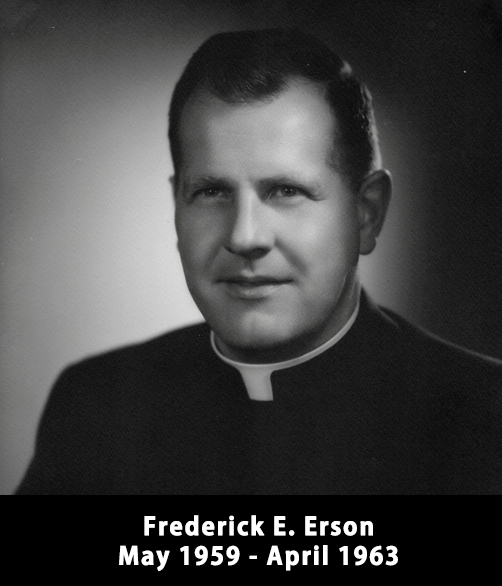 Historical portrait of Rev. Frederick E. Erson